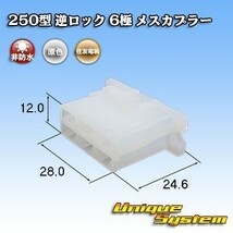 住友電装 250型 逆ロック 6極 メスカプラー コネクター_画像1