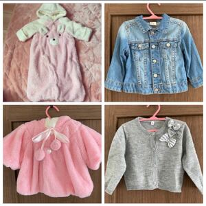 ジージャン　カバーオール　カーディガン　トップス　まとめ売り　ベビー服　アウター　キッズ　子供服　デニム　ケープ