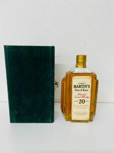 JAMES MARTIN'S ジェームスマーティン Fine&Rare 20年スコッチウイスキー 特級 古酒 箱付き