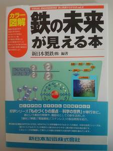 カラー図解 鉄の未来が見える本　新日本製鐵　鋼鉄　棒鋼　電磁鋼板　ステンレスの製品紹介　【即決】