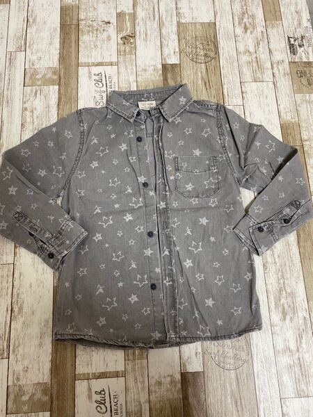 ZARA キッズ シャツ トップス 長袖 122cm 男の子