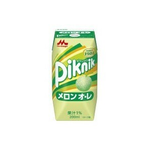 森永乳業 ピクニック メロンオ・レ200ml×24本セット ★安心の全国送料無料にてお客様のご自宅までお届け致します!!★