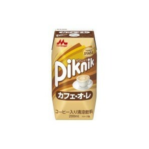 森永乳業 ピクニック カフェ・オ・レ200ml×24本セット ★安心の全国送料無料にてお客様のご自宅までお届け致します!!★