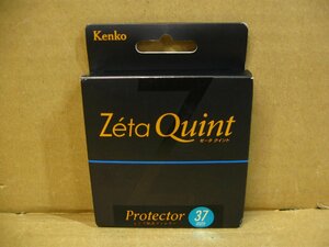 ▽KENKO TOKINA Zeta Quint レンズ保護フィルター 37mm 新品 ケンコートキナー プロテクター