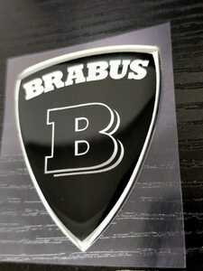 メルセデスベンツ BRABUS ブラバス 3D エンブレム ブラック smart スマート 453C453 A453フォーツーfortwo cabrioW219W246W222w463w164w168