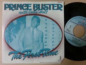 Prince Buster 甘茶 ロックステディー The First Time B面 ダブ Uganda 7 All Stars and John Holt / Revolutionaries