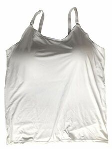 a9186# with translation . sweat speed . under free bla top camisole large size 5L white 