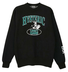  prompt decision new goods unused complete sale goods Hysteric Glamour I DON*T CARE girl print sweat sweatshirt M size R-B42