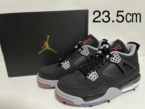 [ бесплатная доставка ][ новый товар ]23.5.Nike AirJordan4 Golf Bred Nike воздушный Jordan 4 Golf хлеб 