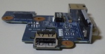 0516 NEC ノートパソコン 部品 LaVie LL750/F PC-LL750F26B LAN VGA USB基板_画像4