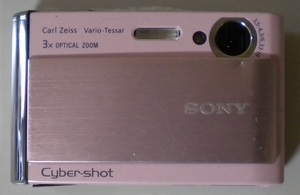 0683 動作未確認 ジャンク コンパクトデジタルカメラ SONY Cyber-shot DSC-T70 810万画素 1/2.5型CCD 光学ズーム3倍 デジタルズーム約6倍