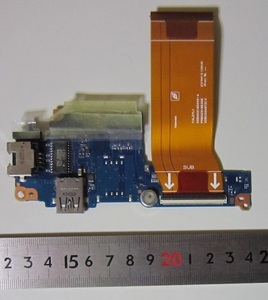 1299 東芝 ノートパソコン部品 dynabook R632/G 内部基板 USB LAN