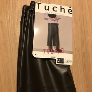 Tuche フェイクレザー　ワイドパンツ　M