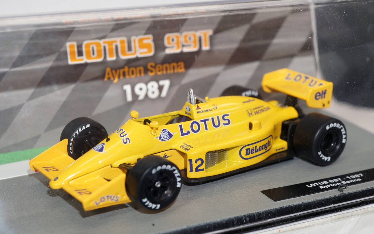 43スケール ロータス ホンダ  1st ビクトリー デカール   99T 1987 モナコGP  蔵 アイルトン セナ  Ayrton Senna 1