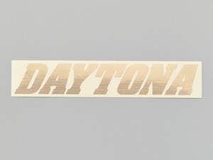 デイトナ 21229 DAYTONA カットステッカー ヘアラインゴールド 155mm×30mm 抜き文字 ロゴ シール