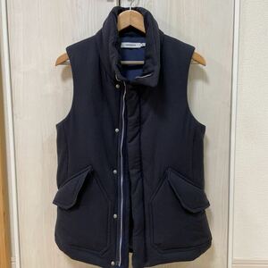 postage included nonnative Nonnative TROOPER PUFF VEST W/P FLANNEL wool the best WOOL VEST size 0 DEEP SEA navy 