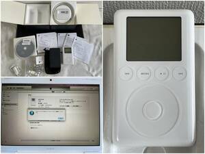 Операция подтвердила Apple iPod A1040 Apple iPod M8946J/A Accessories 3 -го поколения оригинальная коробка 1 -е поколение 2 -е место в оригинальных классических заданиях