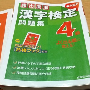 頻出度順 漢字検定4級問題集/成美堂出版編集部 【編】