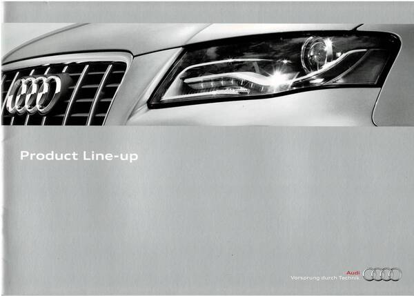アウディ Product Line-up カタログ 2010年2月