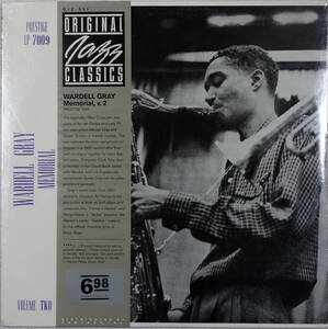 ◆WARDELL GRAY/MEMORIAL Volume Two (US OJC LP/Sealed) -Sonny Criss, Dexter Gordon, Art Farmer, Hampton Hawes, Prestige