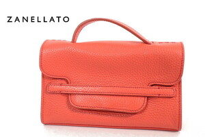70% OFF New Zanellato ZANELLATO Bag IOT192 Orange Ladies NINA SUPERBABY Shoulder Bag Clutch Bag Italy, Shoulder bag, Made of leather, Cowhide