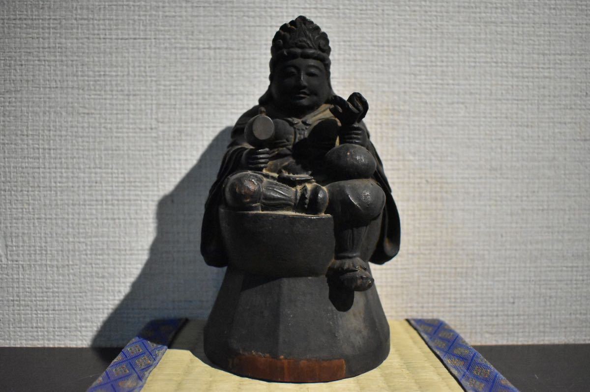 人気満点 極上品 精密彫刻 木彫仏像 仏教美術 供養品 大迫力 仏師彫り 