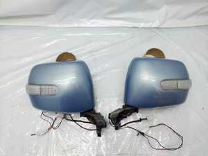 MH21S MH22R Wagon R option turn signal attaching cover door mirror left right set light blue ZE9 blue 2005 year operation verification ending 5 pin A2(13)