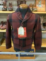 リアルマッコイズ 　CCC JACKET RED PLAID ウールジャケット　３６-Ｓ　REAL McCOYS 　新品未用品_画像1