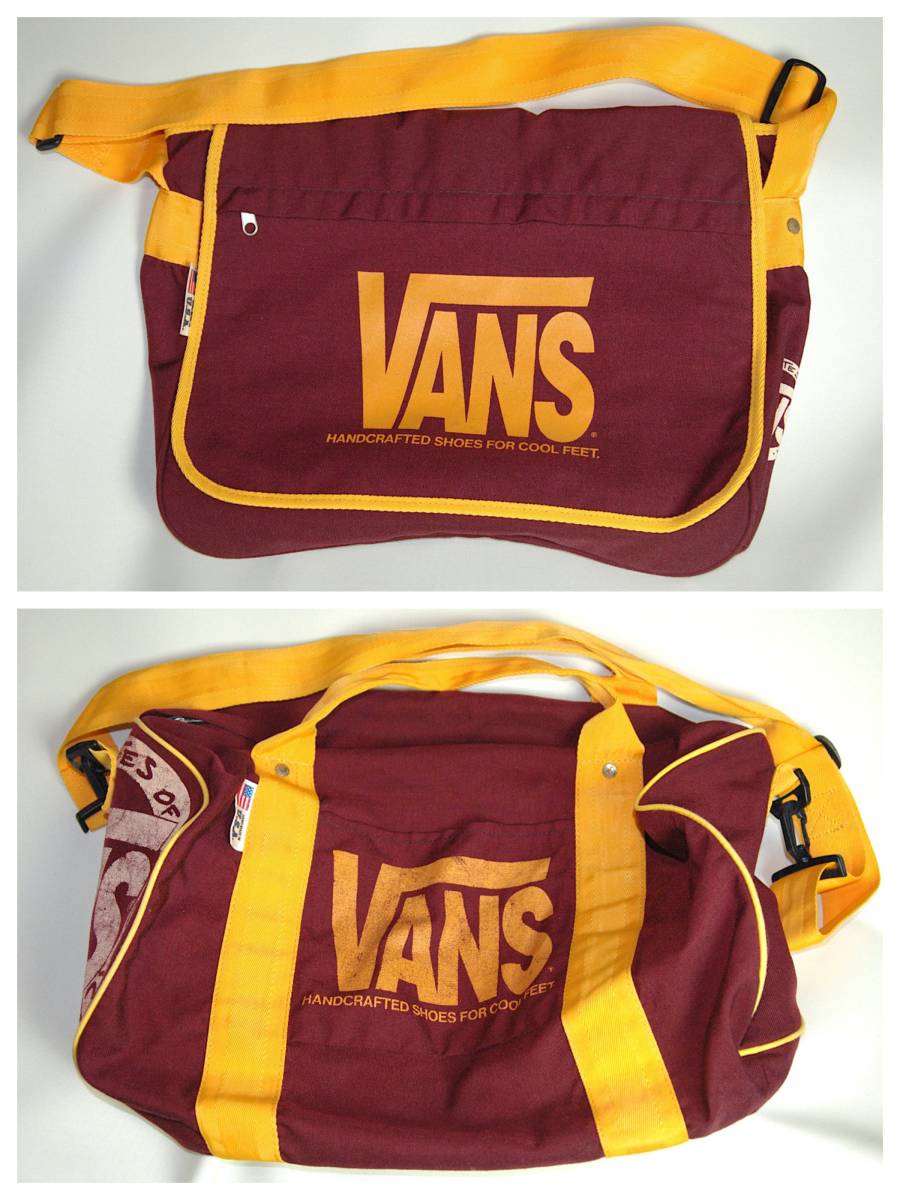 白木/黒塗り 激レア!!VANS ミニ ドラムバッグ USA製 ポーチ | www