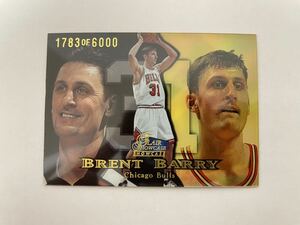 NBAカード　ブレント・バリー　BRENT BARRY FLAIR SHOWCASE FLEER’98-‘99 1783/6000 【6000枚限定】