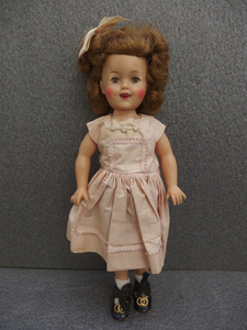 0610414a[IDEAL DOLL ST-12 Shirley Temple I der ru sleep I doll ] secondhand goods / total length 30cm degree / Shirley Temple / Showa Retro 