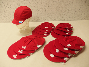 1010324a【赤白帽 まとめて 紅白帽子 16点組（サイズ違い、内1点メーカー違い）】ポエム/経年保管品