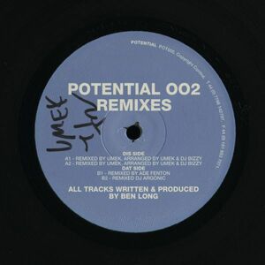 試聴 Ben Long - Potential 002 Remixes [12inch] Potential UK 1999 Techno