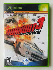  bar n out 3 Take down BURNOUT 3 TAKEDOWN North America version * XBOX / XBOX 360 soft 