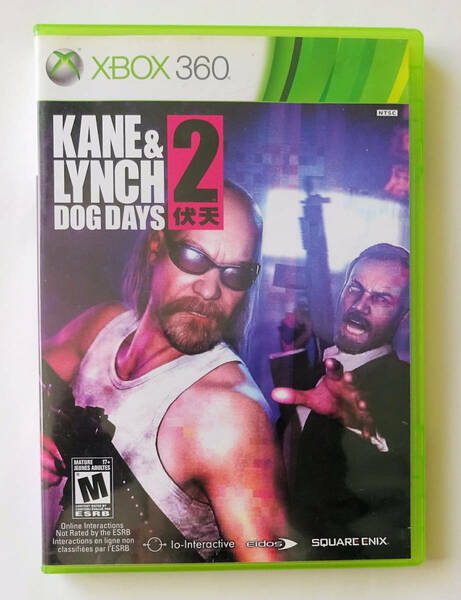 ケイン アンド リンチ2 ドッグ・デイズ KANE & LYNCH 2 DOG DAYS 北米版 ★ XBOX 360 / XBOX ONE / SERIES X