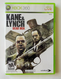 ケイン アンド リンチ デッドメン KANE & LYNCH DEAD MEN 北米版 ★ XBOX 360