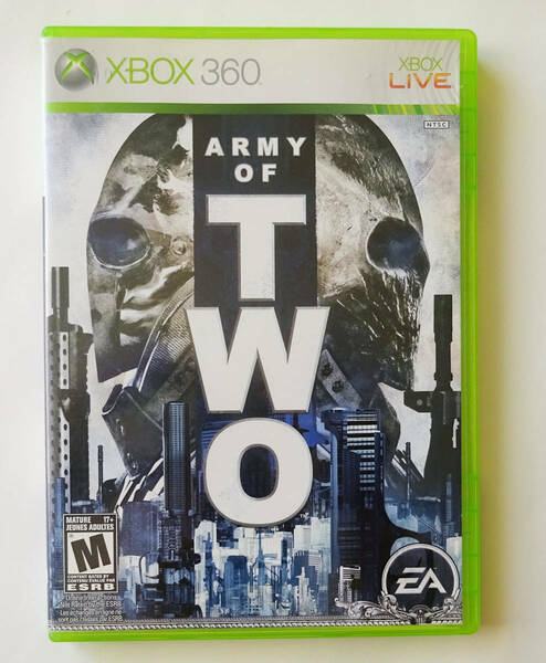 アーミー オブ ツー ARMY OF TWO 北米版 ★ XBOX 360 / XBOX ONE / SERIES X