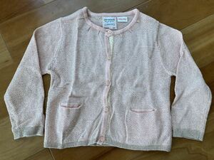 ザラ　ベビー　zara baby カーディガン　ラメ　赤ちゃん　女の子　80cm