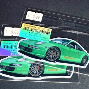 輸入品 ステッカー ポルシェ / 911 918 ホイール ターボ ナロー 964 991 ミニカー カレラ ターボS エアロ マフラー カタログ 997 1/18