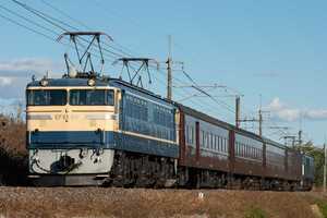 鉄道 デジ 写真 画像 両毛線 団臨 EF64-1001 EF65-501 旧型客車 5