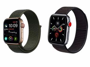 Apple Watch ベルト　ナイロンバンド　アップルウォッチ バンド42/44/45mm 2本　柔らかいベルト