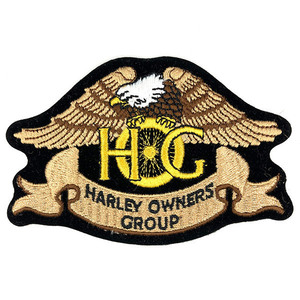 ハーレー・ダビッドソン オーナーズグループ アイロンパッチ Harley Davidson OWNERS GROUP 2001 Iron Patch バイカー HOG H.O.G