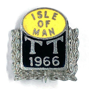 アイルオブマン １９６６ ＴＴ ビンテージ ピンバッジ ISLE OF MAN 1966 TT Vintage Pin マン島 ＴＴレース Race TT Race Manx