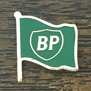 ＢＰ フラッグ ピンバッジ BP Flag Pin 石油 ガソリン オイル ブリティッシュ・ペトロリアム Oil Gas Gasoline British Petroleum