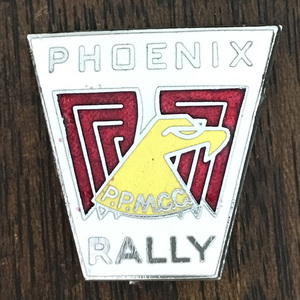フェニックスラリー ビンテージ ピンバッジ PHOENIX RALLY P.P.K.C.C. Pin フェニックス レース イベント Race Event