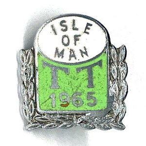 アイルオブマン １９６５ ＴＴ ビンテージ ピンバッジ ISLE OF MAN 1965 TT Vintage Pin マン島 ＴＴレース Race TT Race Manx