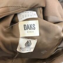 【極美品】　DAKS　ダックス　テーラードジャケット　スーツ　ブレザー　9AB2　レディース　S-Mサイズ相当　ベージュ　金ボタン_画像7
