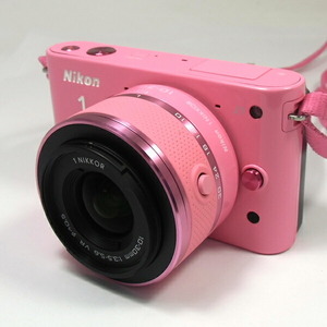 【中古】Nikon ニコン ミラーレス Nikon1 J1 レンズ交換式 デジタルカメラ ピンク