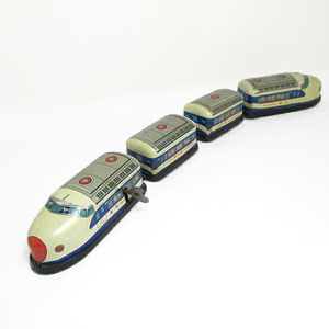 [ used ] tin plate zen my toy Shinkansen ... number 4 both Tokyo new Osaka Okayama Hakata electro- car toy that time thing 