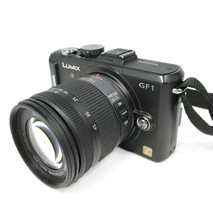 【中古】【チャージャー欠品】Panasonic パナソニック デジタルカメラ ミラーレス一眼 LUMIX DMC-GF1 ズームレンズ セット